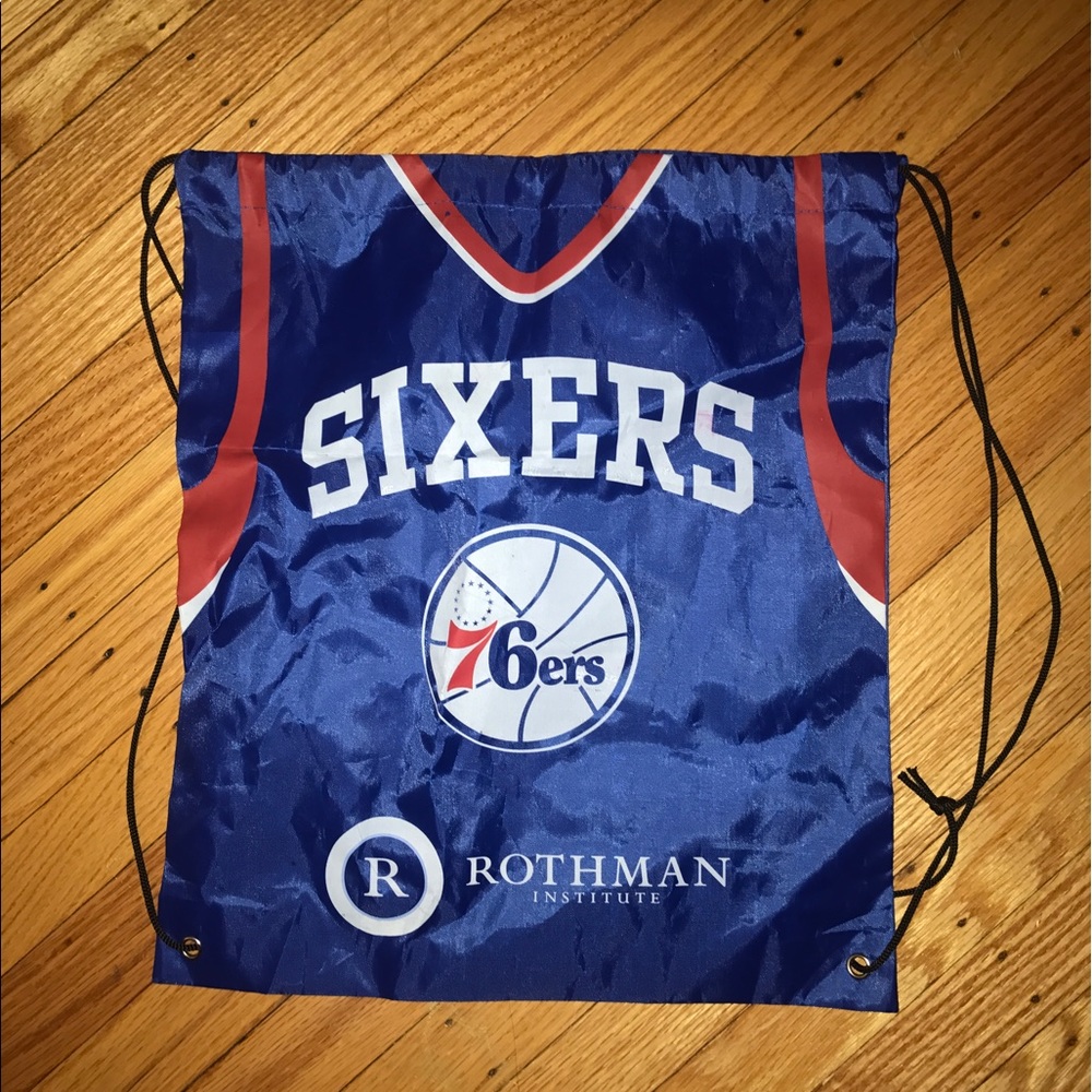 Philadelphia 76ers basketball Drawstring Bag